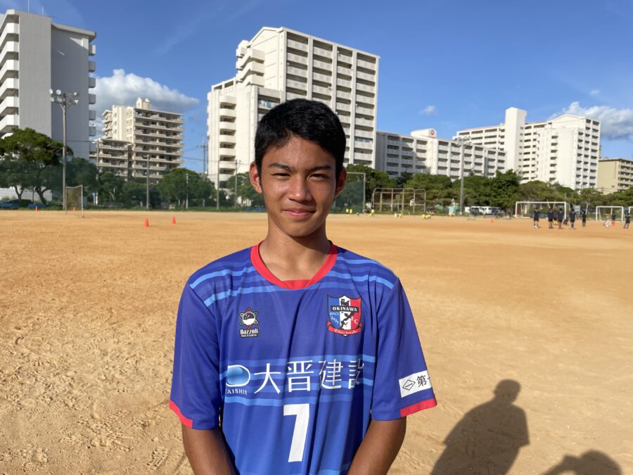 喜納 優明 ヴィクサーレ沖縄ｆｃジュニアユース 日本クラブユースサッカー選手権 U 15 大会公式hp